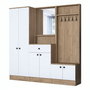 Hanah Home Recibidor P6 - M3 - 2490 Blanco y Nogal